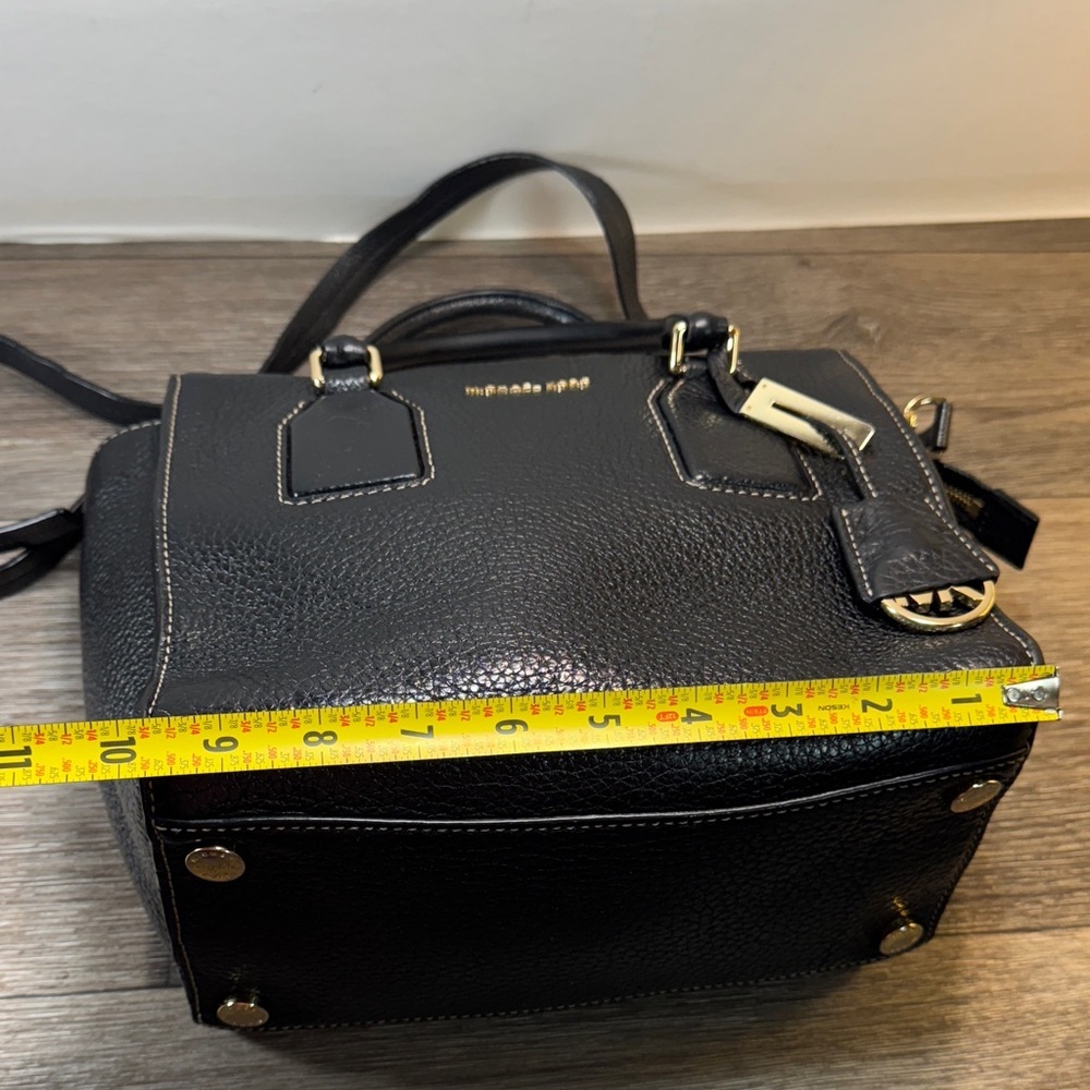 Michael Kors Black Textured Satchel - Picture 11 of 15